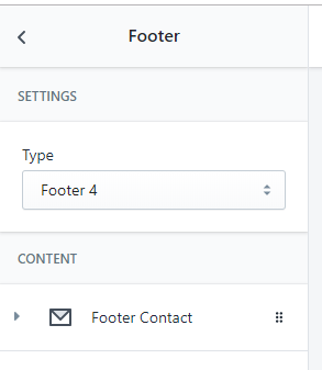 Footer Type
