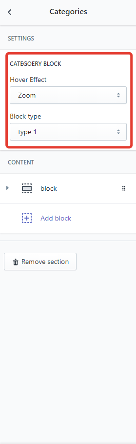 Categories Promo Blocks Configuration