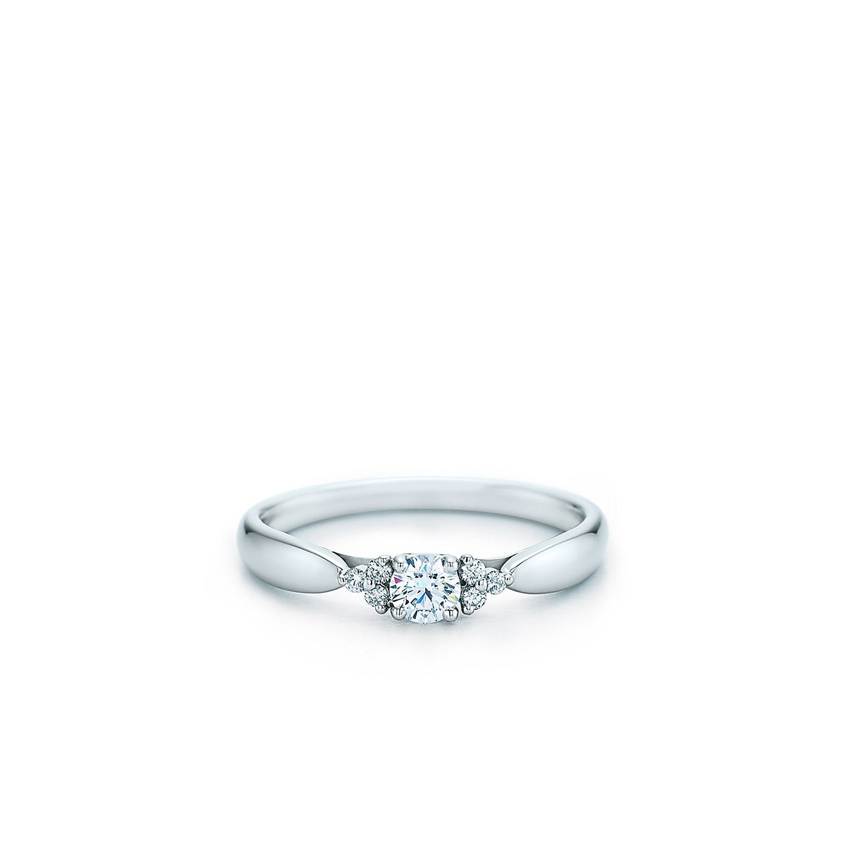 Diamond Ring with Side Stones