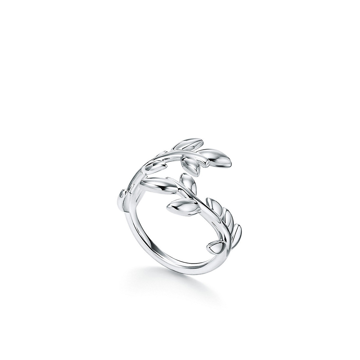 Olive Leaf Bypass Ring