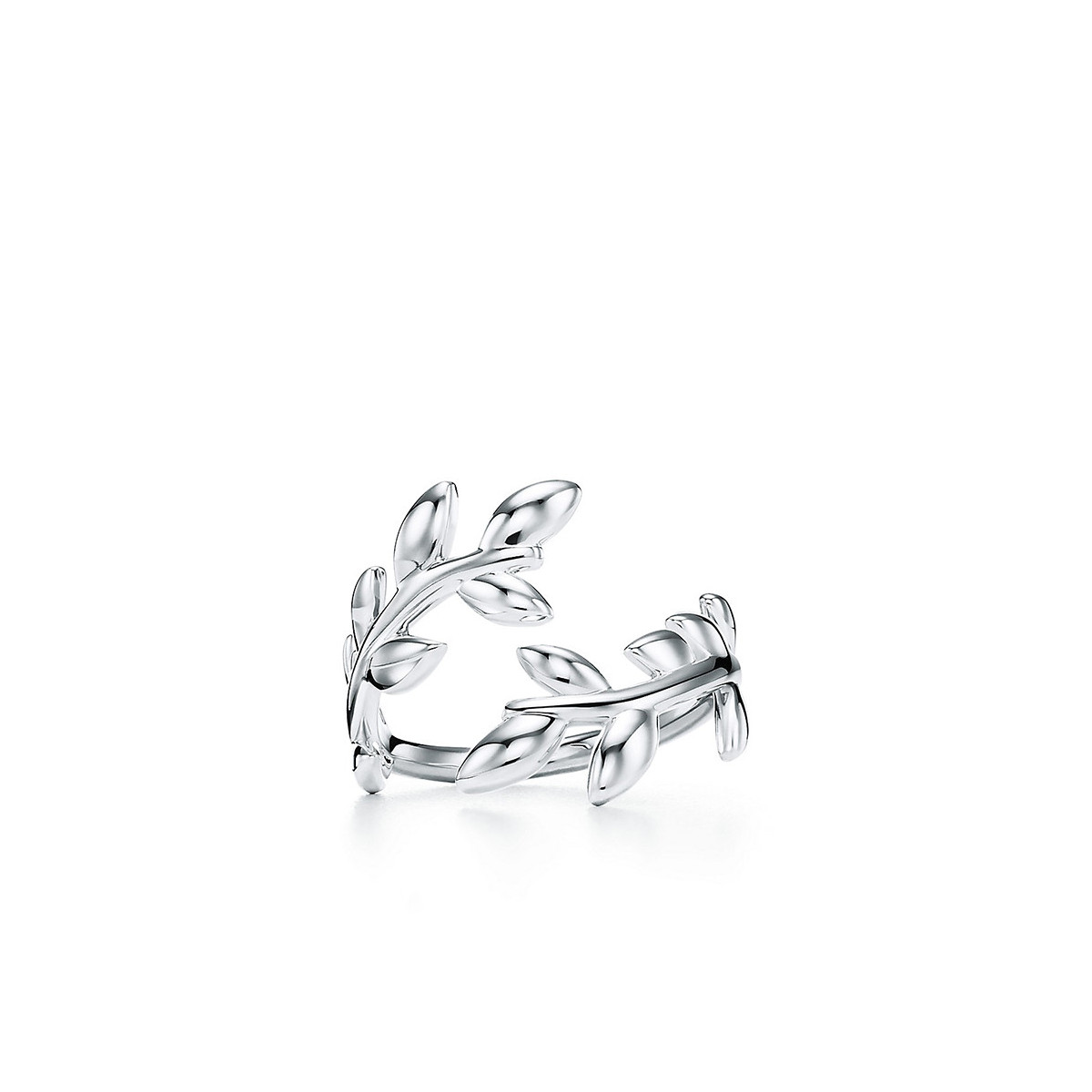 Olive Leaf Bypass Ring