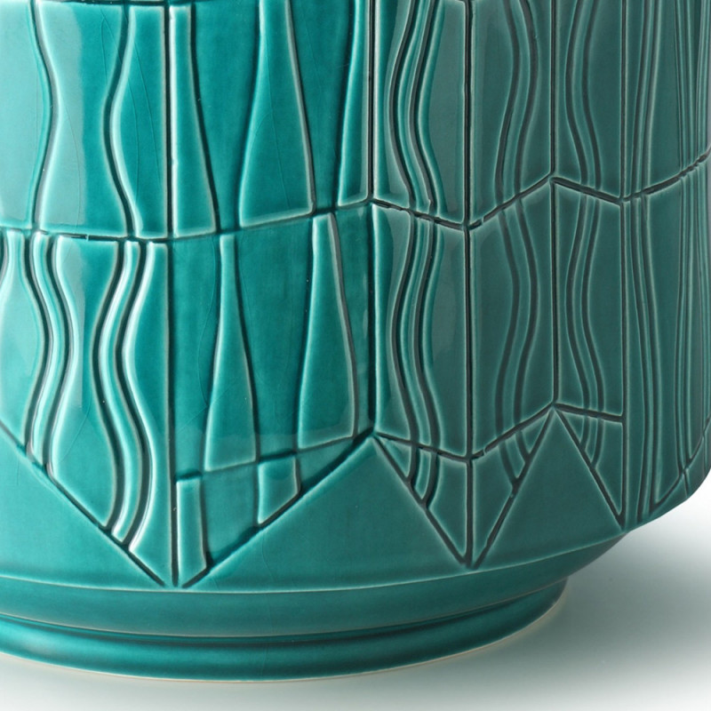 Bethan Laura Wood for Bitossi Ceramiche vase A in green