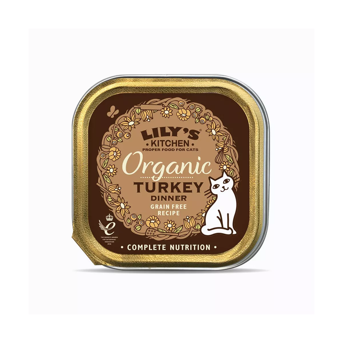 Lily's Kitchen Adult Organic Turkey Dinner Wet Complete Cat Food