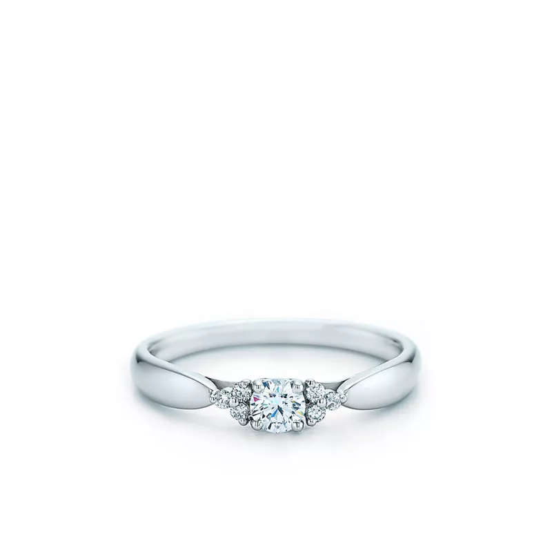 Diamond Ring with Side Stones